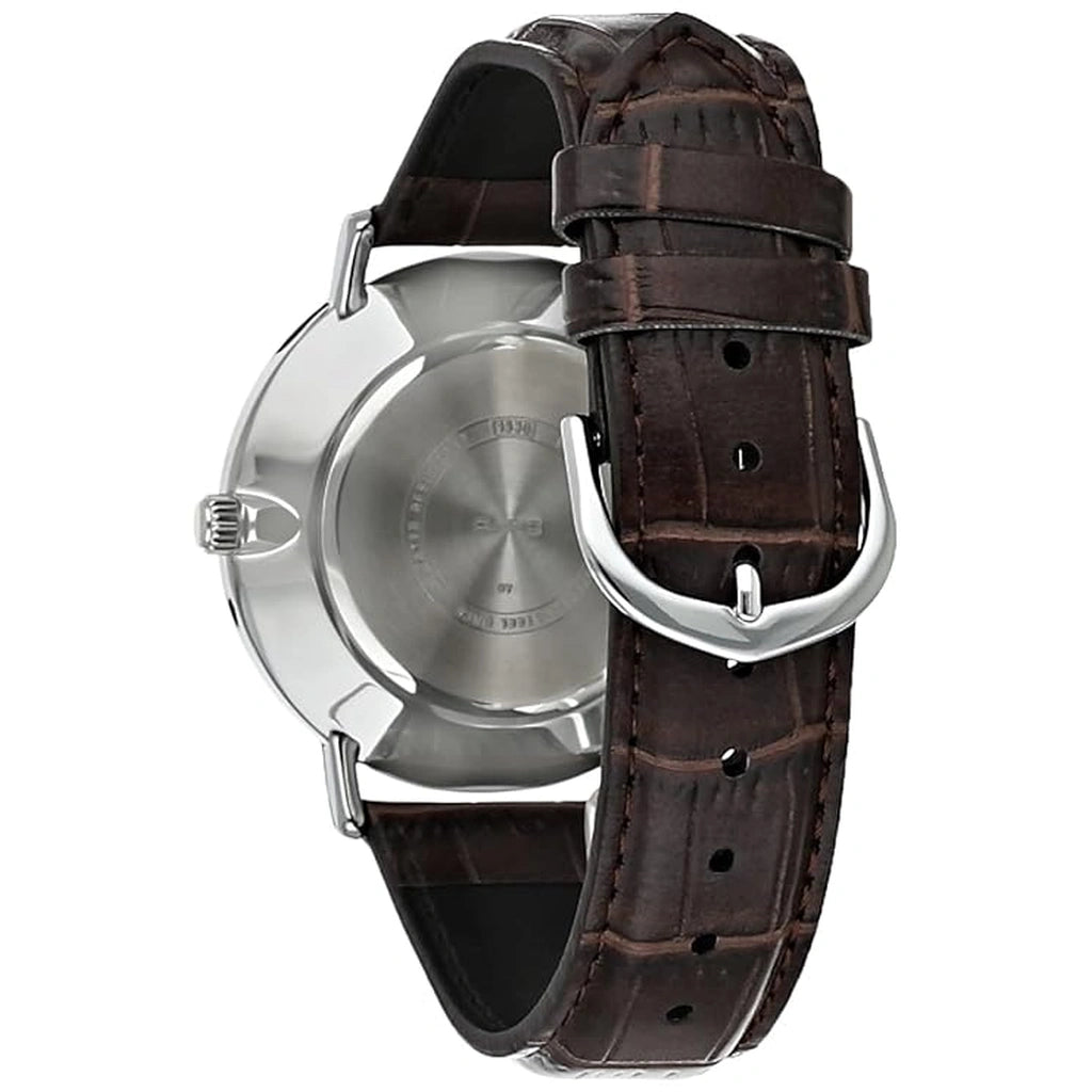 Casio Enticer MTP-VT01L-7B2UDF Silver Dial Brown Leather Men's Watch | Casio MTP-VT01L-7B2UDF