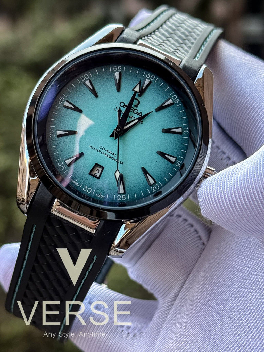 Omega Seamaster AquaTerra 150m Lacquered Turquoise Dial AA - VERSE - 