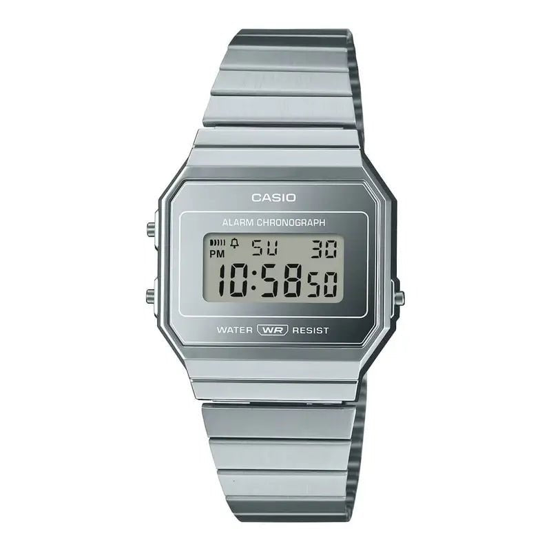 Casio Vintage A700WEV - 7ADF Digital Silver Dial Stainless Steel Unisex Watch | Casio A700WEV - 7ADF - VERSE - 