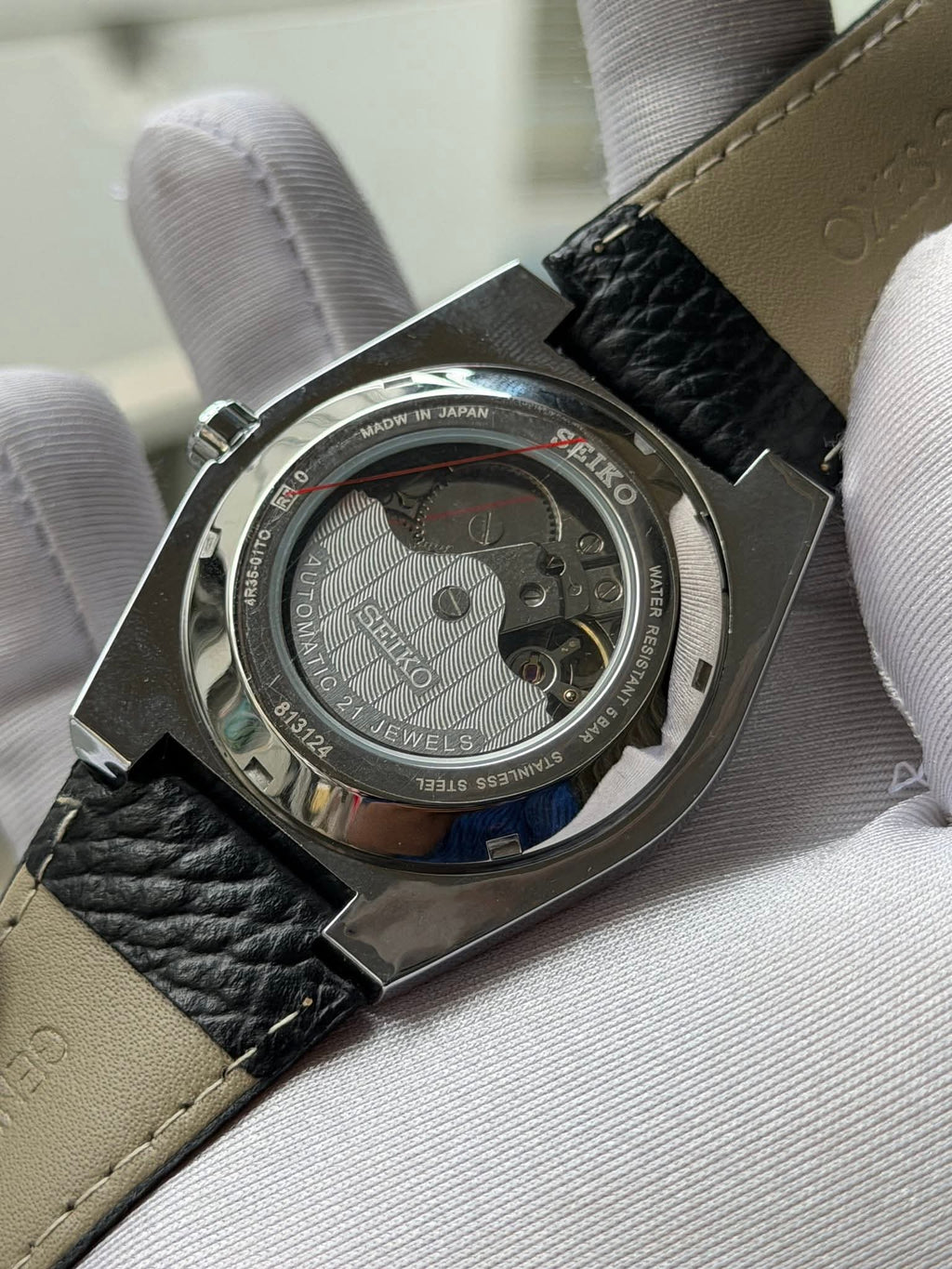 King Seiko VANAC Automatic "Tokyo Horizon" | Espresso Brown Dial Espresso Brown Leather - ( Semi Triple A )