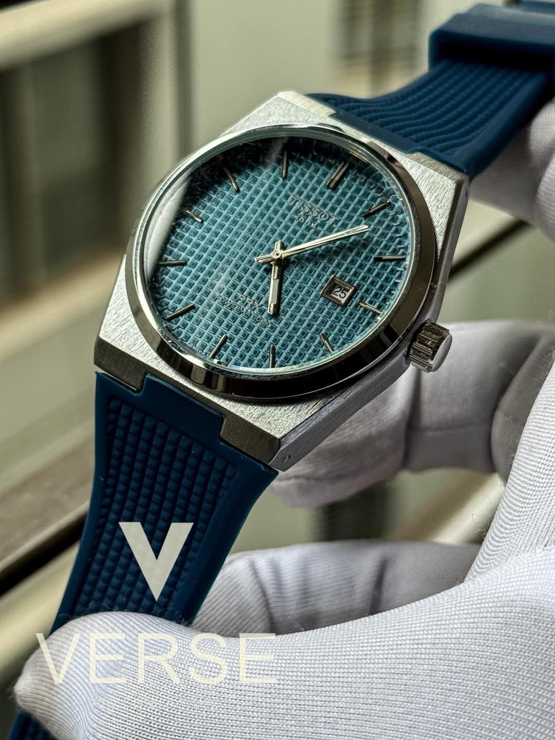 Tissot PRX Powermatic 80 Blue Waffle Dial AA - VERSE - 