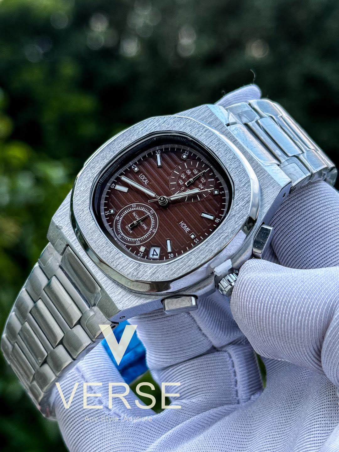 Patek Philippe Nautilus Chronograph Brown Dial AA - VERSE - 
