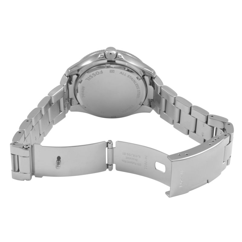 Fossil Cecile Multifunction Silver Dial Stainless Steel Women's Watch | Fossil AM4509