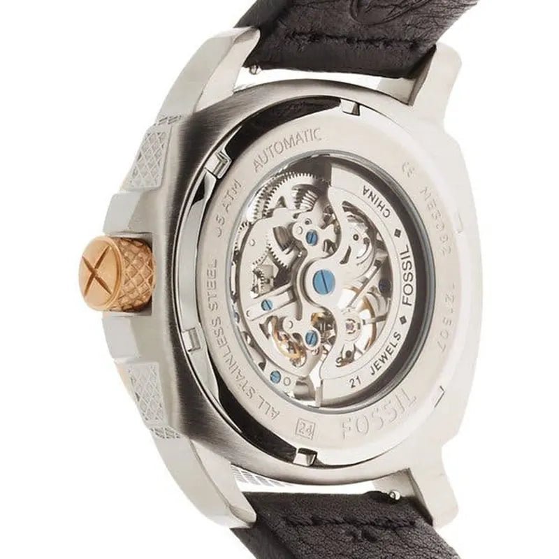 Fossil ME3082 Modern Machine Automatic Black Leather Men’s Watch| Fossil ME3082 - VERSE - 