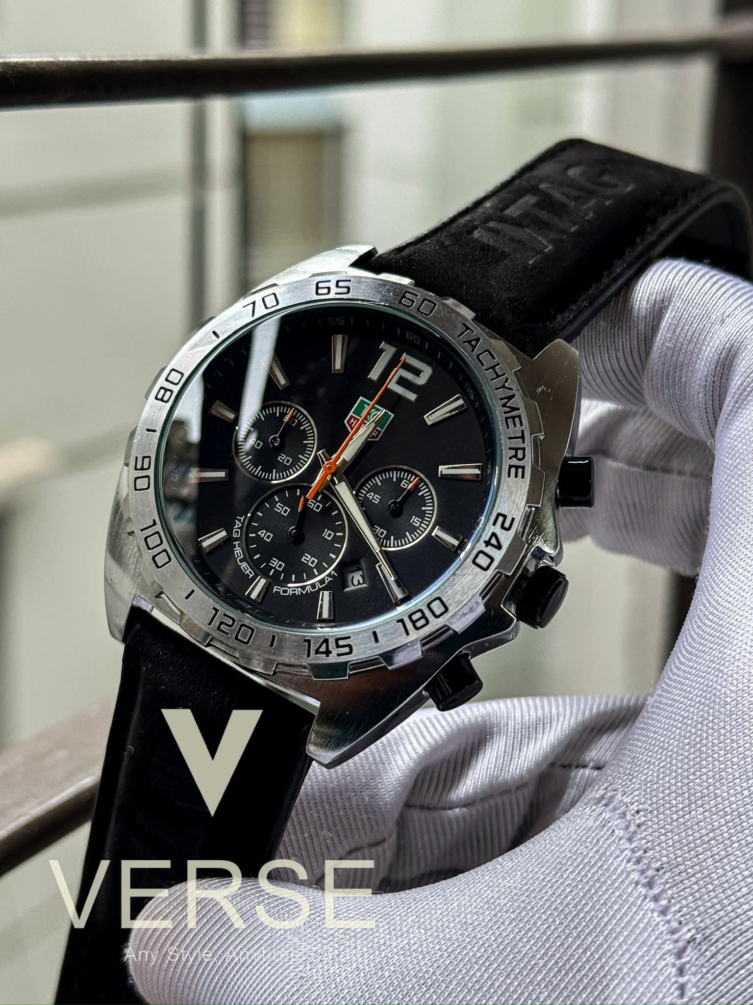 TAGHEUER Black Belt Black Dial Anniversary Edition - VERSE - 