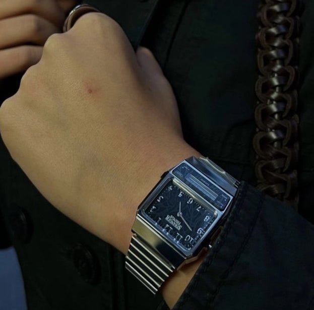 CASIO VINTAGE AQ - 800EST - 1A Casio x Stranger Things Watch | CASIO VINTAGE AQ - 800EST - 1A - VERSE - 