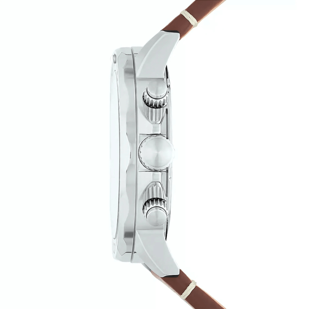Fossil BQ2806 Bannon Chronograph Burgundy Dial Brown Leather Men's Watch | Fossil BQ2806 - VERSE - 