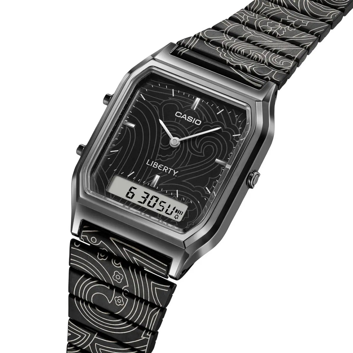 Casio Vintage AQ - 230EBLT - 1A Liberty Edition Men's Black Stainless Steel Watch | AQ - 230EBLT - 1A - VERSE - 