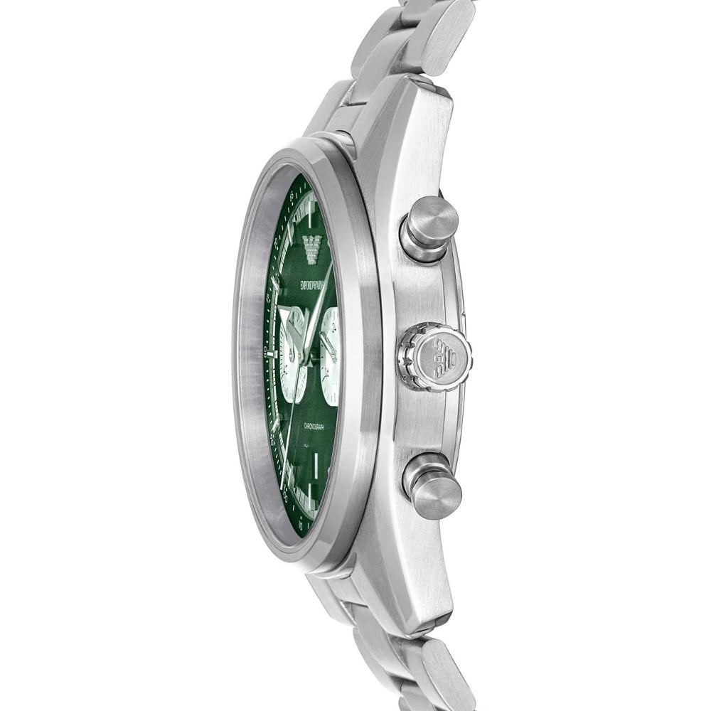 Emporio Armani AR11637 Racer Chronograph Green Dial Men's Watch | Emporio Armani AR11637 - VERSE - 