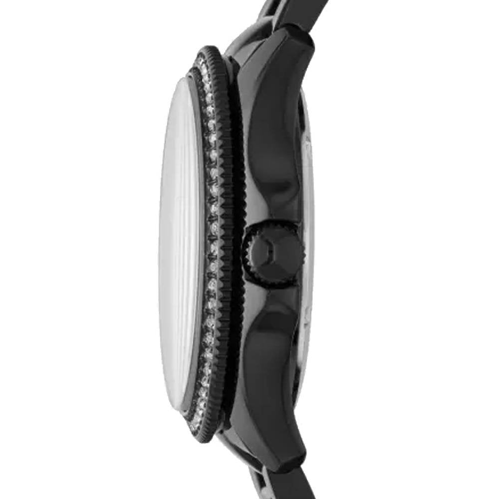 Fossil Cecile Multifunction Matte Black Dial Black Stainless Steel Women's Watch | Fossil AM4522