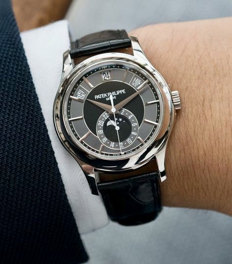 Patek Philippe Complications Annual Calendar 40mm Black Two - Tone Dial Euro - VERSE - 
