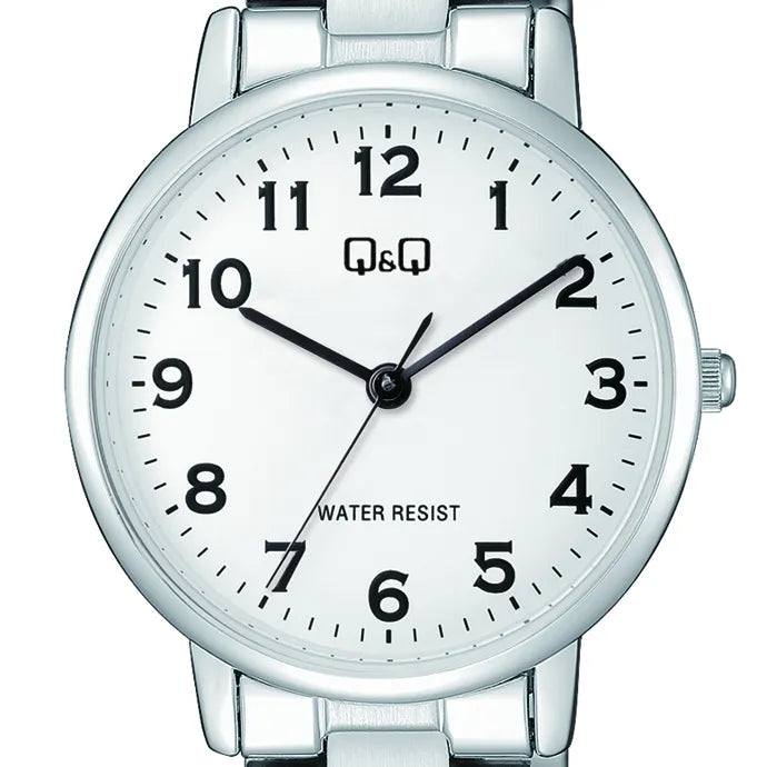 Q&Q Japan Quartz White Dial Stainless Steel Women's Watch | Q&Q C65A-006PY