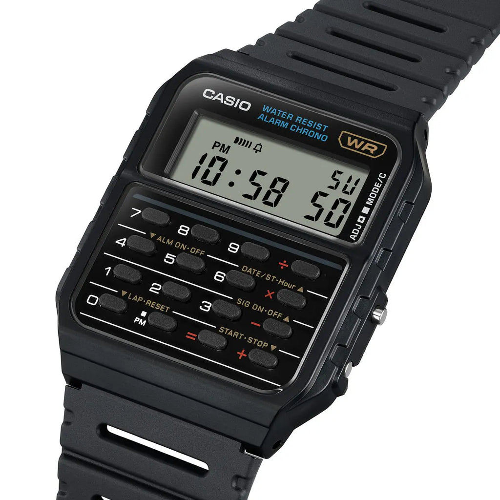 Casio CA-53W-1Z Black Calculator Digital Men's Watch | Casio CA-53W-1Z