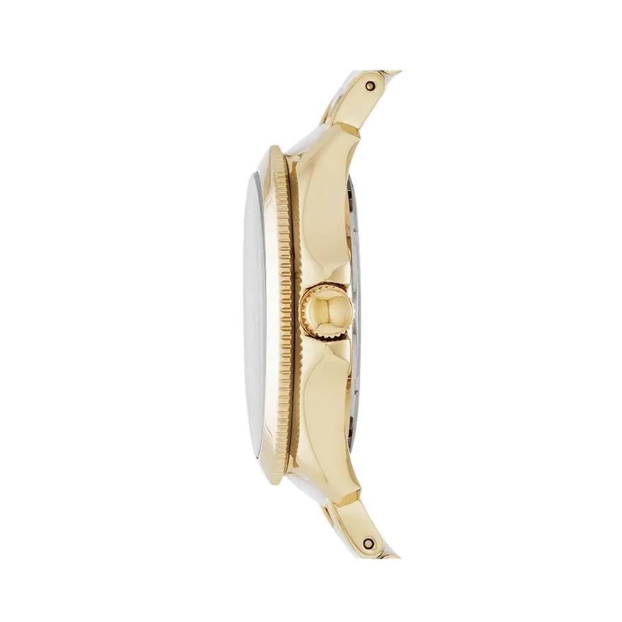 Fossil Cecile Multifunction White Dial Two-Tone Gold Tone Stainless Steel Women's Watch | Fossil AM4545