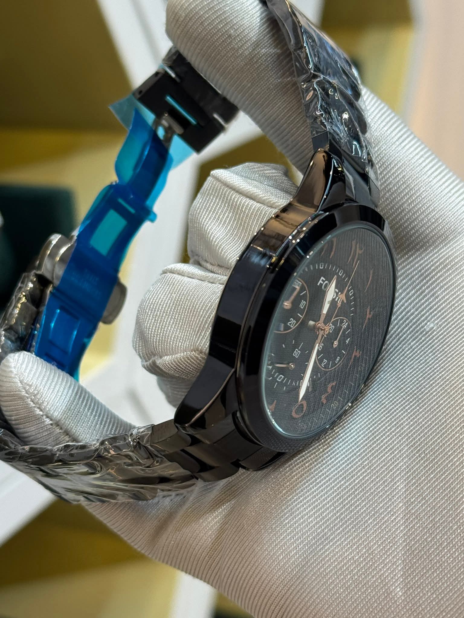 Fossil Grant Chronograph Arabic Black Chain AA - VERSE - 
