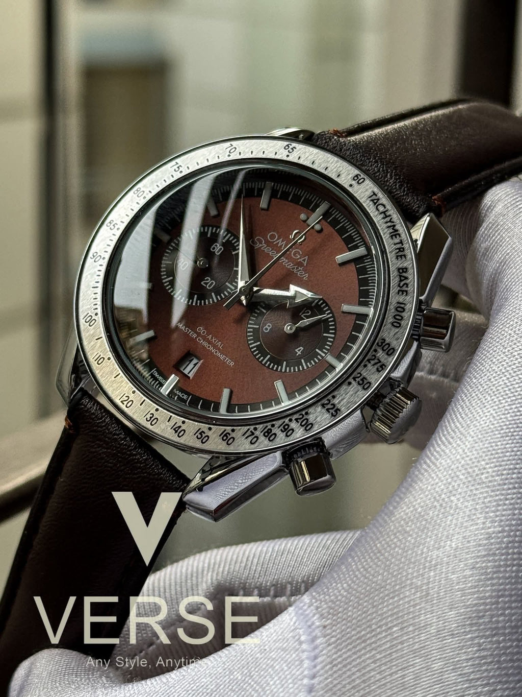 Omega Speedmaster 57 Brown Belt Brown Dial AA - VERSE - 