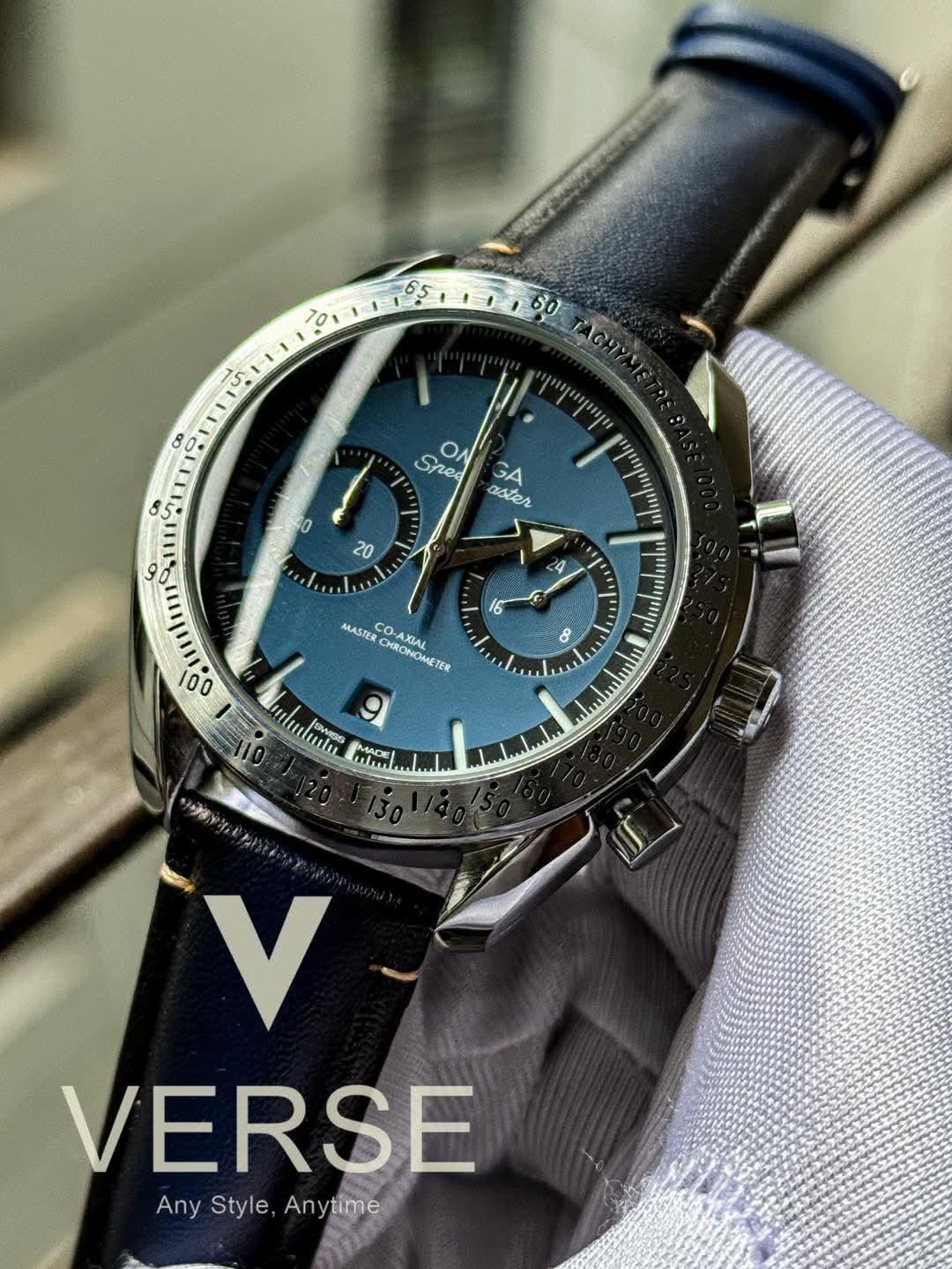 Omega Speedmaster ’57 | Blue Dial Blue Strap - AA - VERSE - 