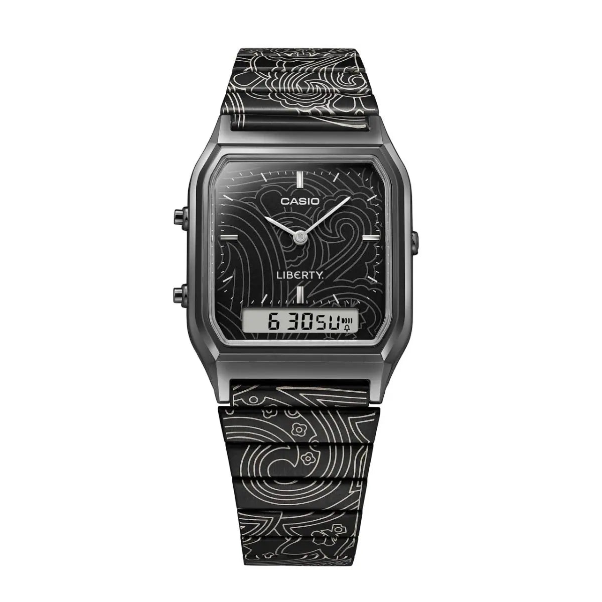 Casio Vintage AQ - 230EBLT - 1A Liberty Edition Men's Black Stainless Steel Watch | AQ - 230EBLT - 1A - VERSE - 
