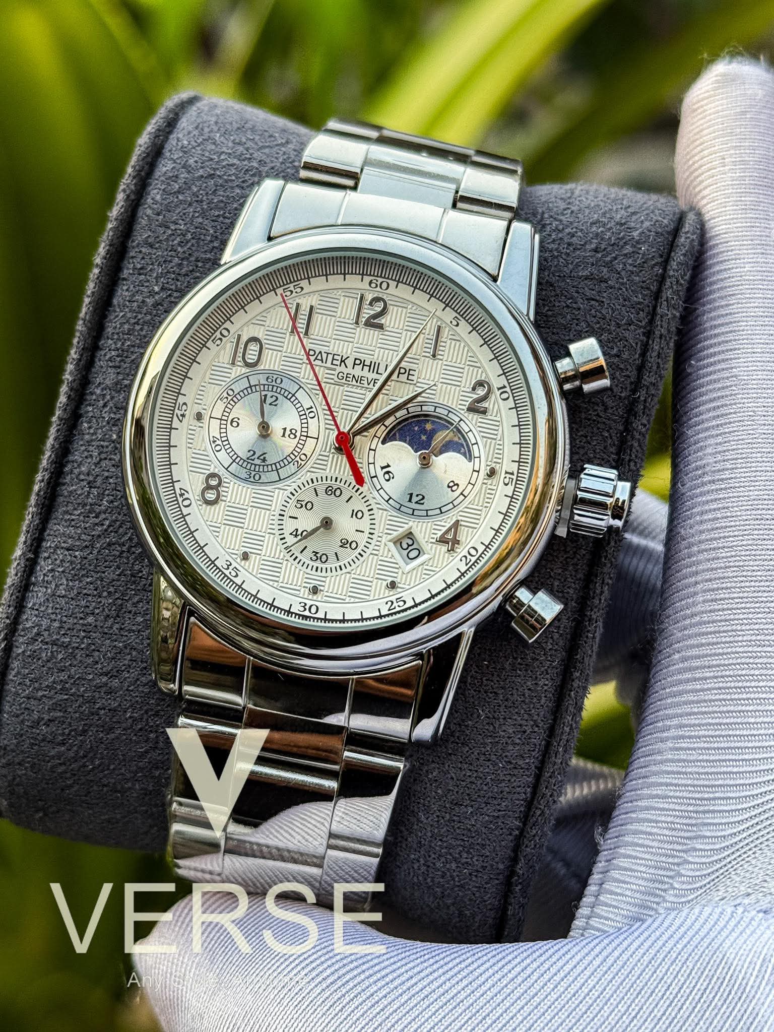 Patek Philippe Chronograph Chain White Dial AA - VERSE - 