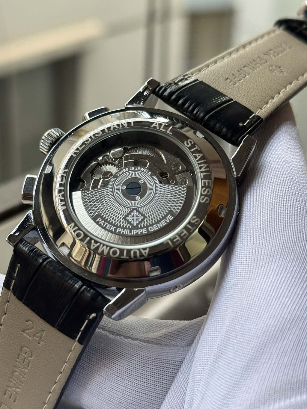 Patek Philippe Grand Flywheel Complication | White Dial - Semi AAA - VERSE - 