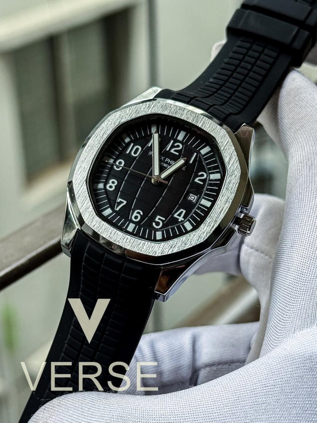 Patek Philippe Aquanaut Black - Silver AA - VERSE - 