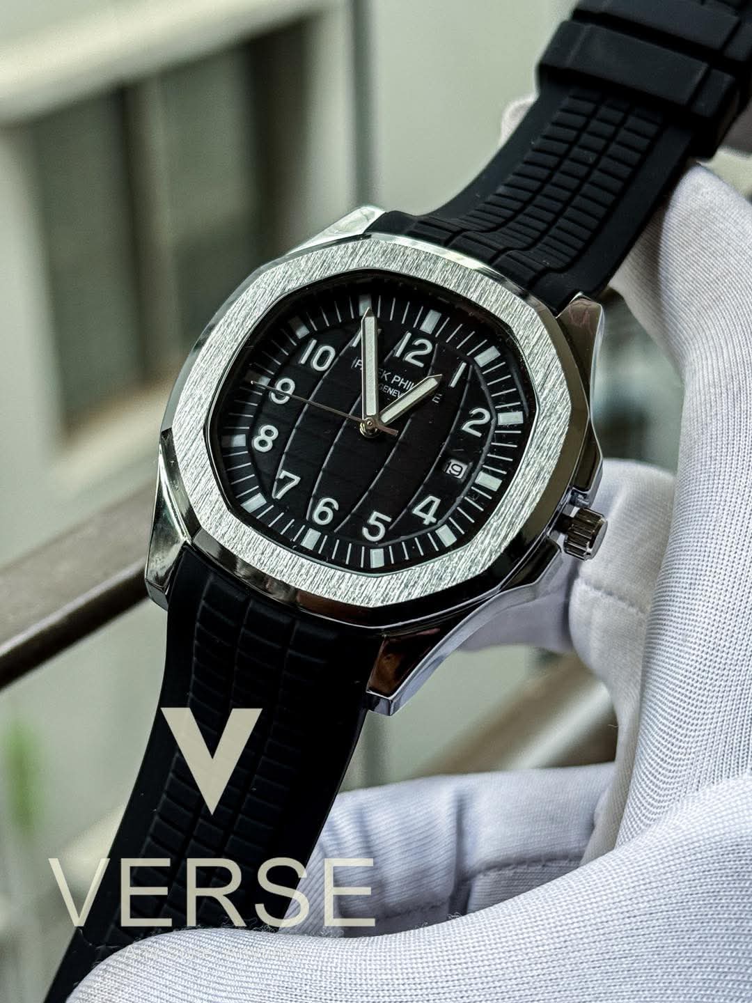 Patek Philippe Aquanaut Black - Silver AA - VERSE - 