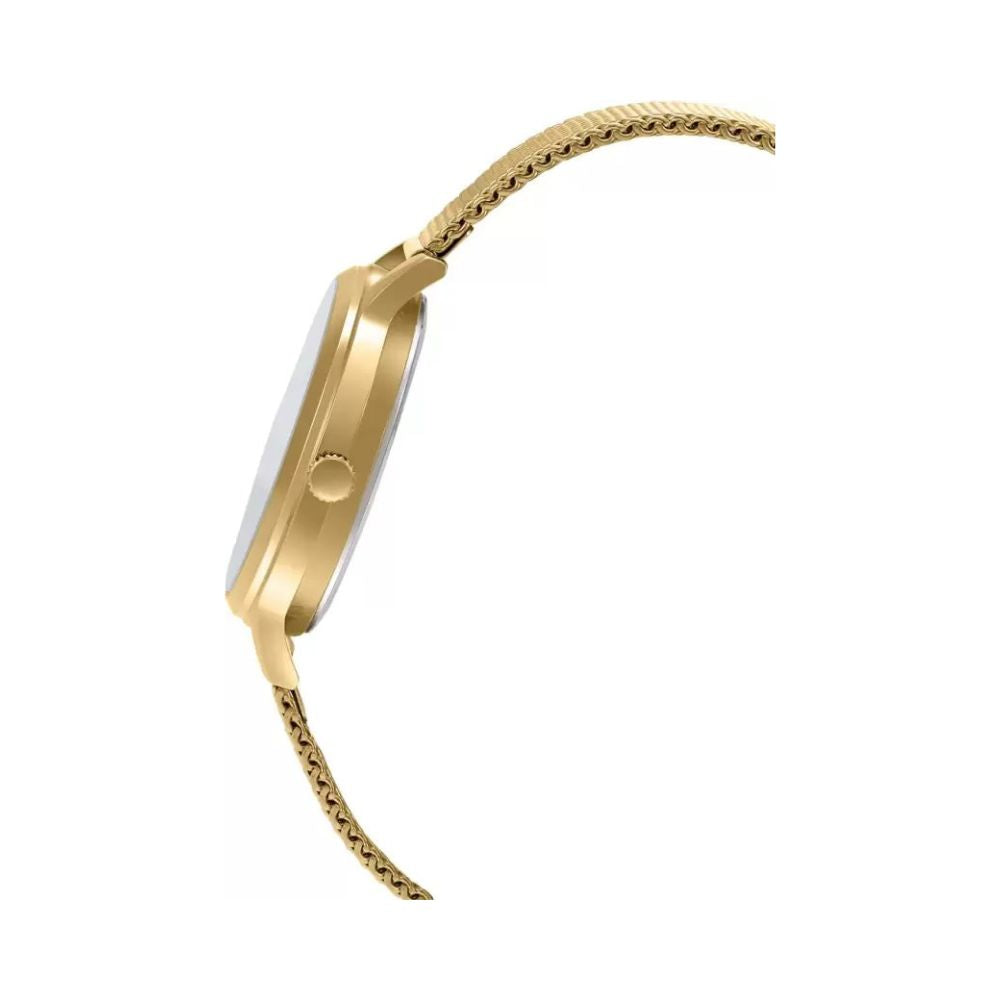 Casio LTP-E157MG-9ADF Champagne Gold Dial Gold Stainless Steel Mesh Women's Watch | Casio LTP-E157MG-9ADF