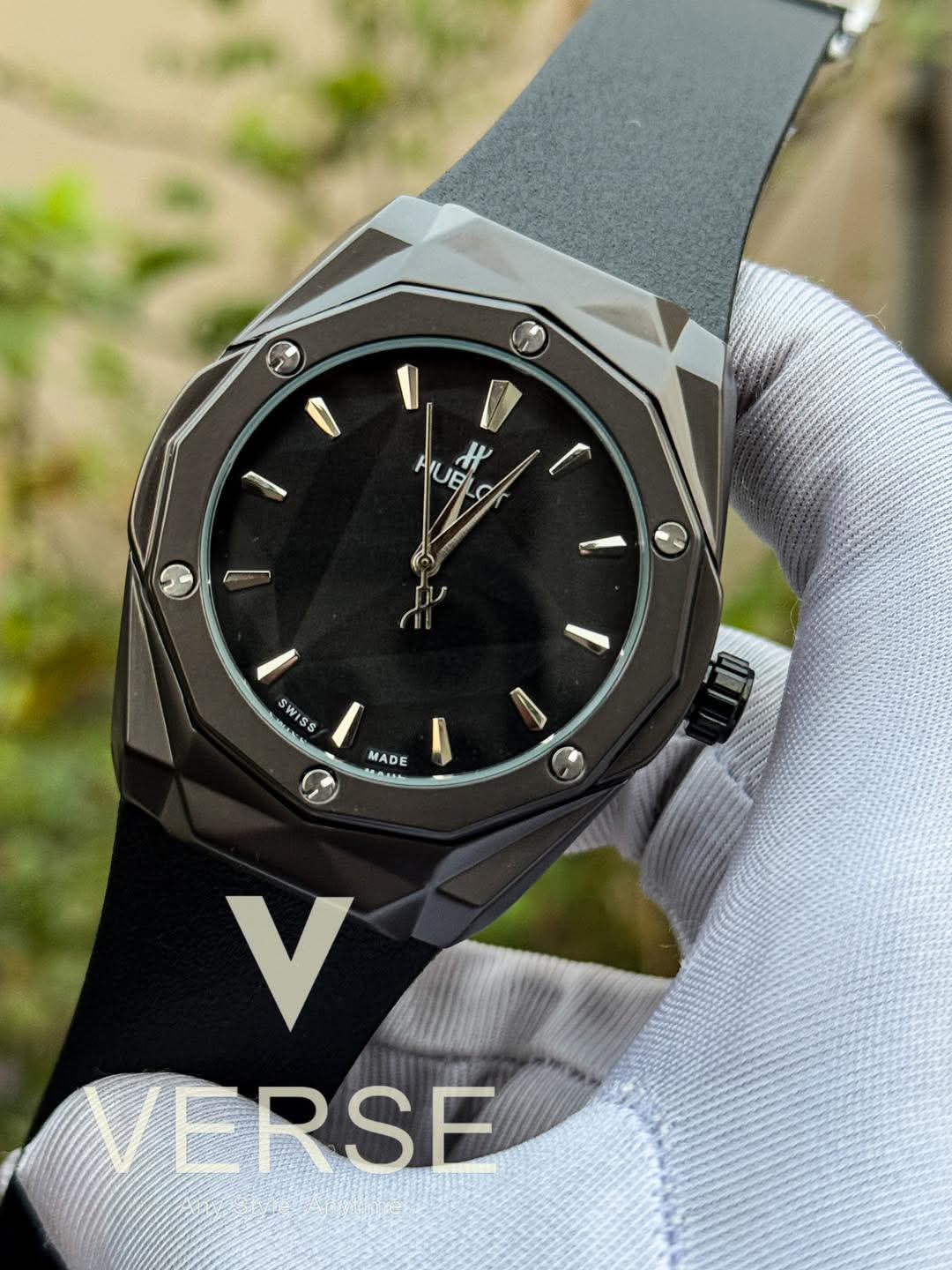 Hublot Orlinski Automatic Black Belt Black Dial AA - VERSE - 