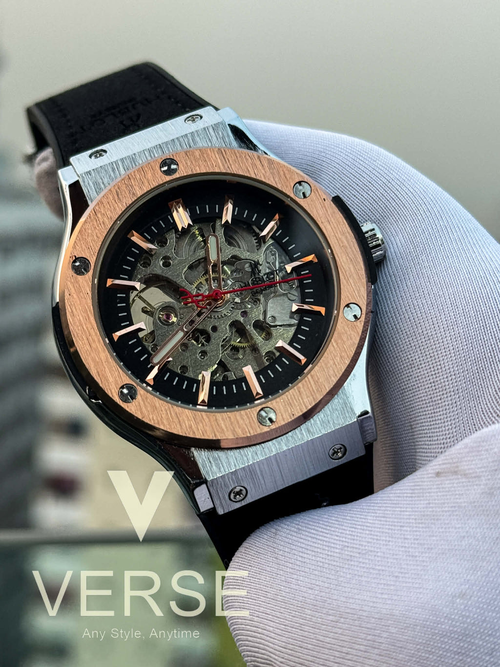 Hublot Automatic Two - Tone | Black Strap - VERSE - 