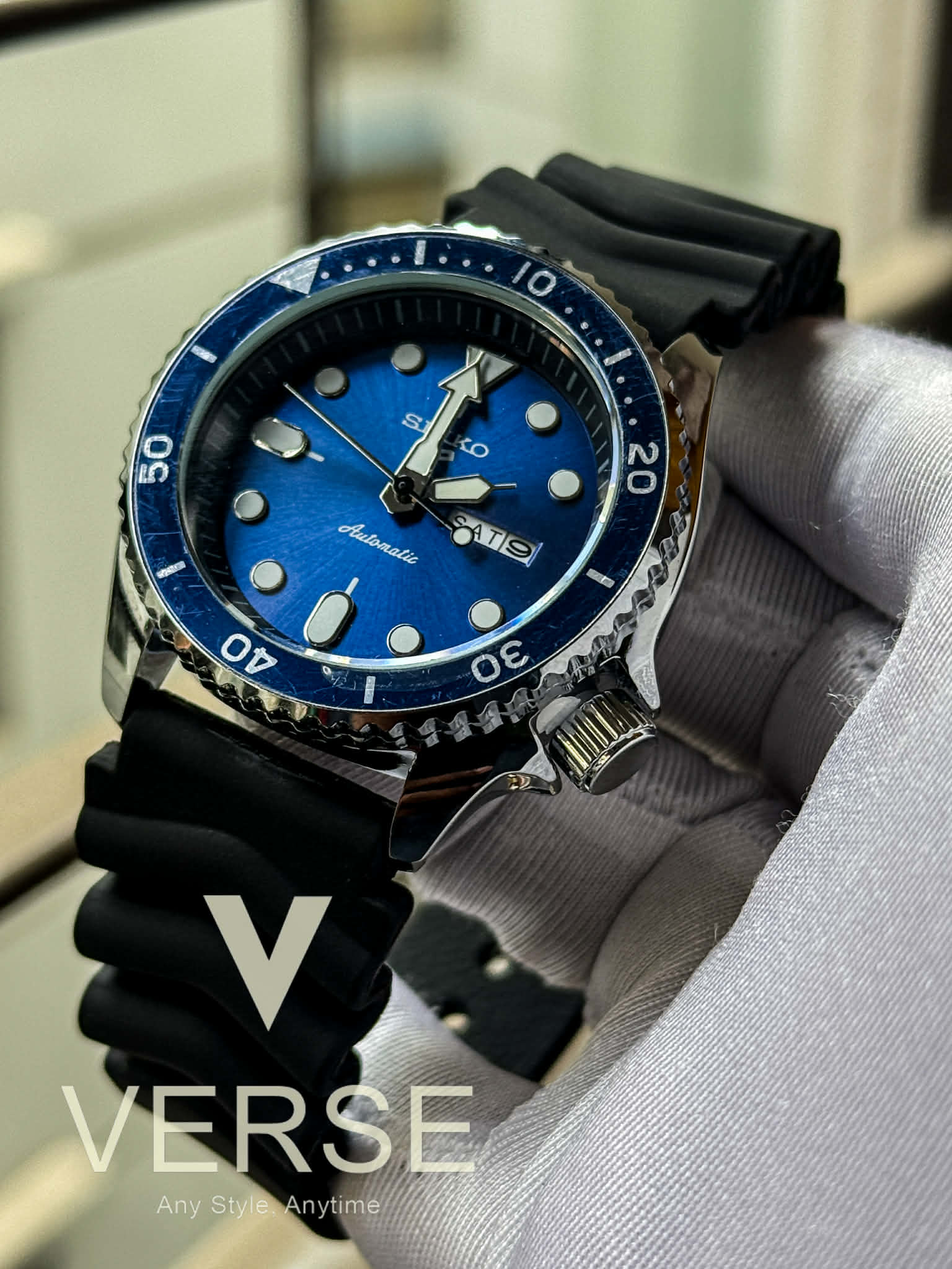 Seiko 5 - Sports SKX Sweep "Ocean - Blue" AA | Free Nato Strap Offer - VERSE - 