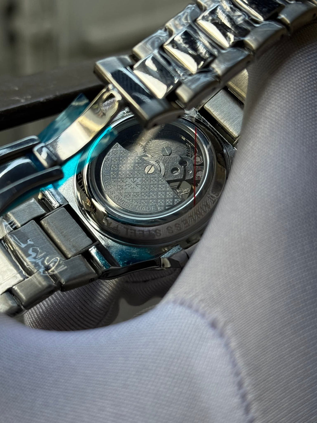 Patek Philippe Nautilus Automatic Skeleton Black Dial AA - VERSE - 