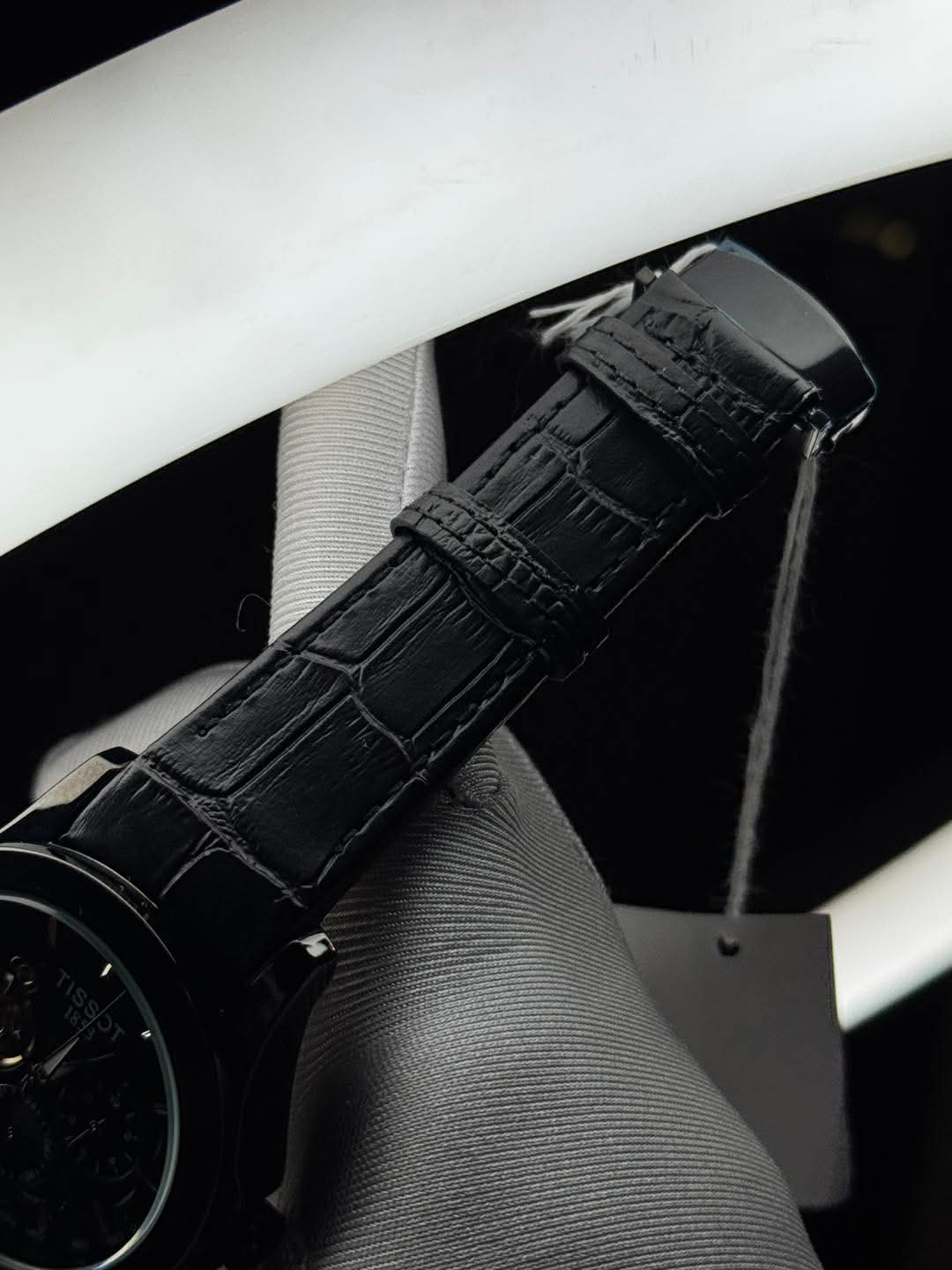 Tissot Automatic Moonphase Black Belt Black Dial AA - VERSE - 