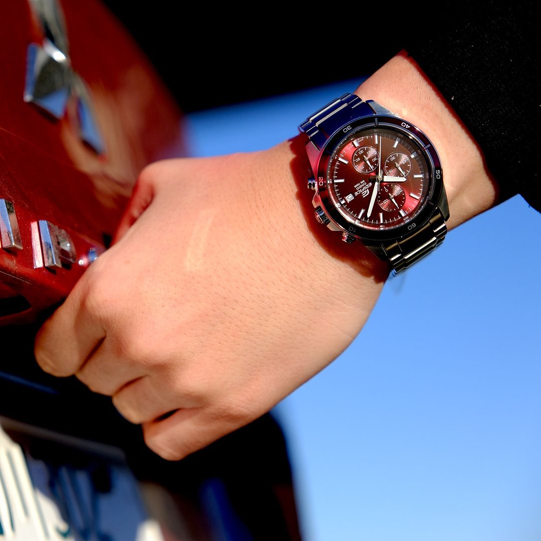 Casio Edifice EFR-526D-5CVUDF "Red Burst" Chronograph Men's Watch | Casio EFR-526D-5CVUDF