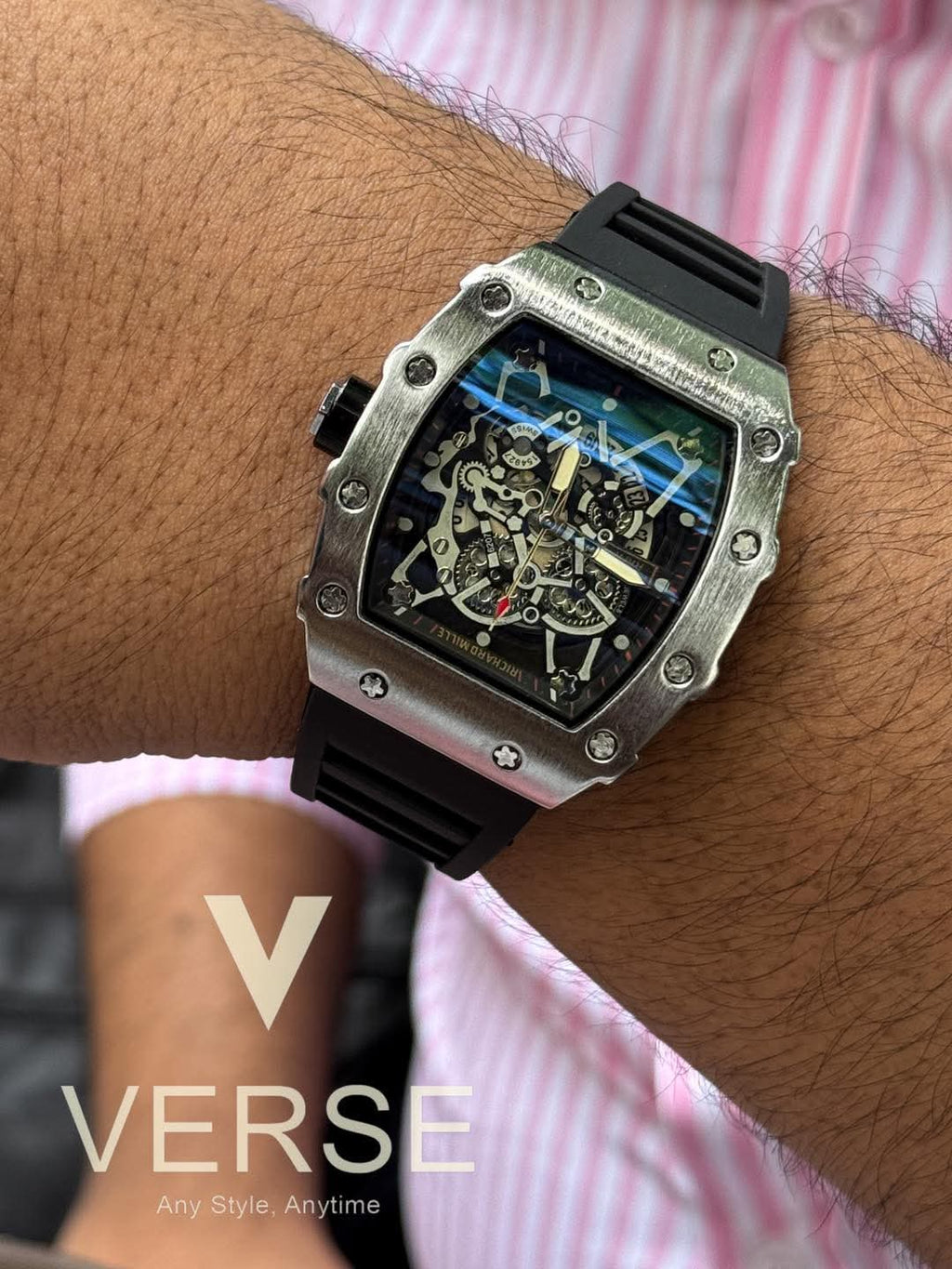 Richard Mille RM35 - 01 Black Belt Silver Case AA - VERSE - 