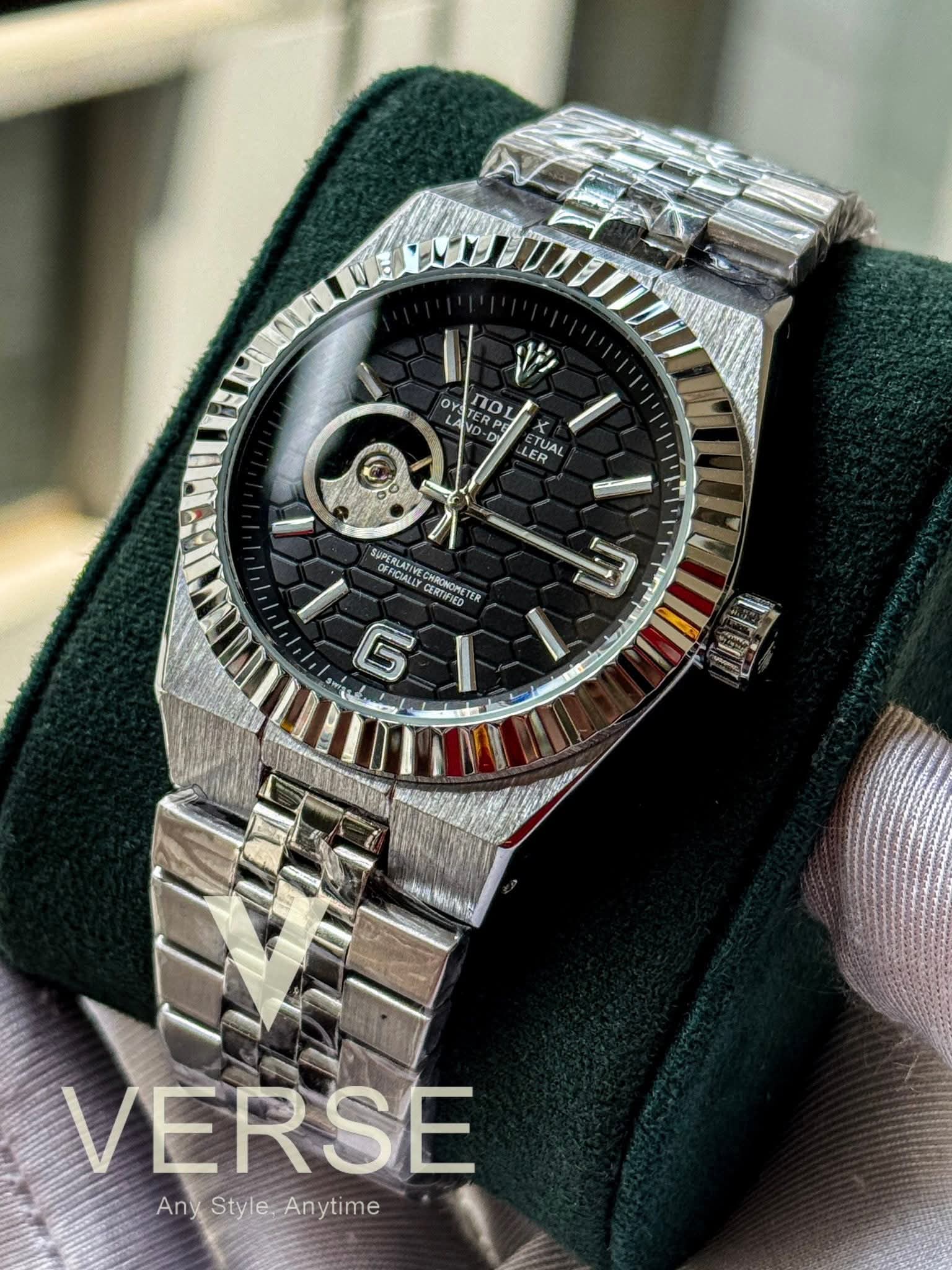 Rolex Land - Dweller Automatic Black Dial AA - VERSE - 