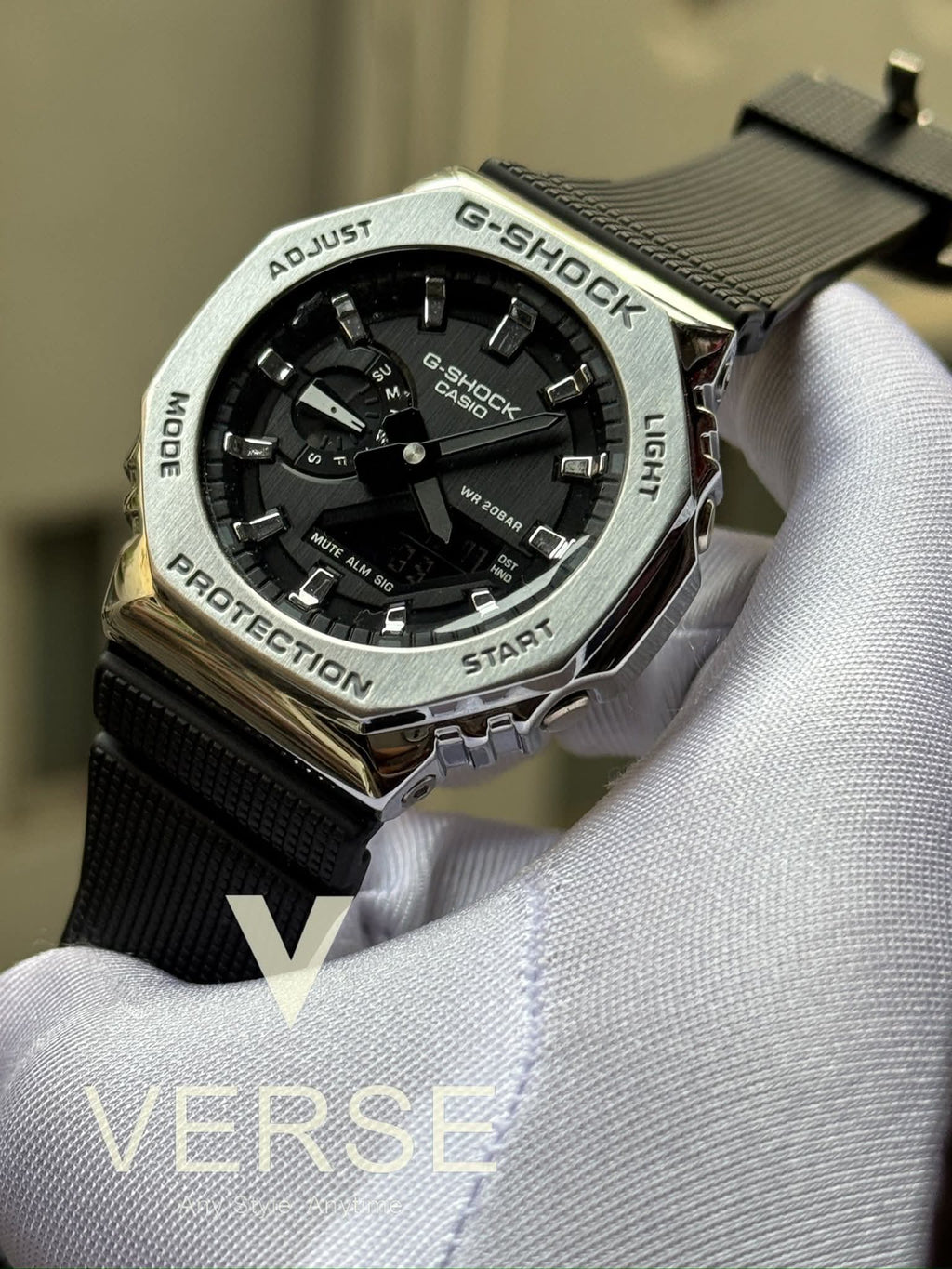 Casio G - Shock GBM - 2100 - 1A Black Dial Triple A - VERSE - 