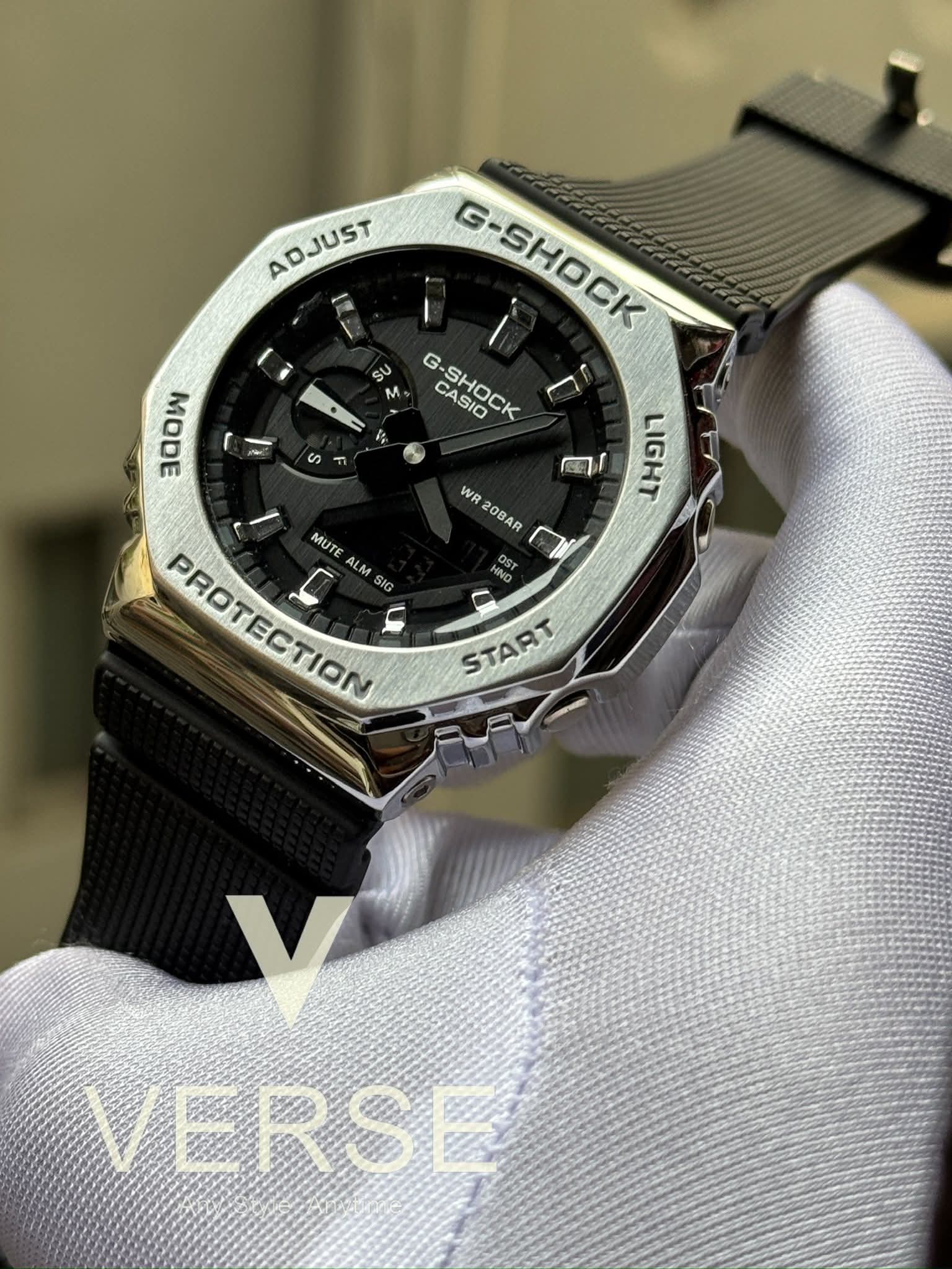 Casio G - Shock GBM - 2100 - 1A Black Dial Triple A - VERSE - 
