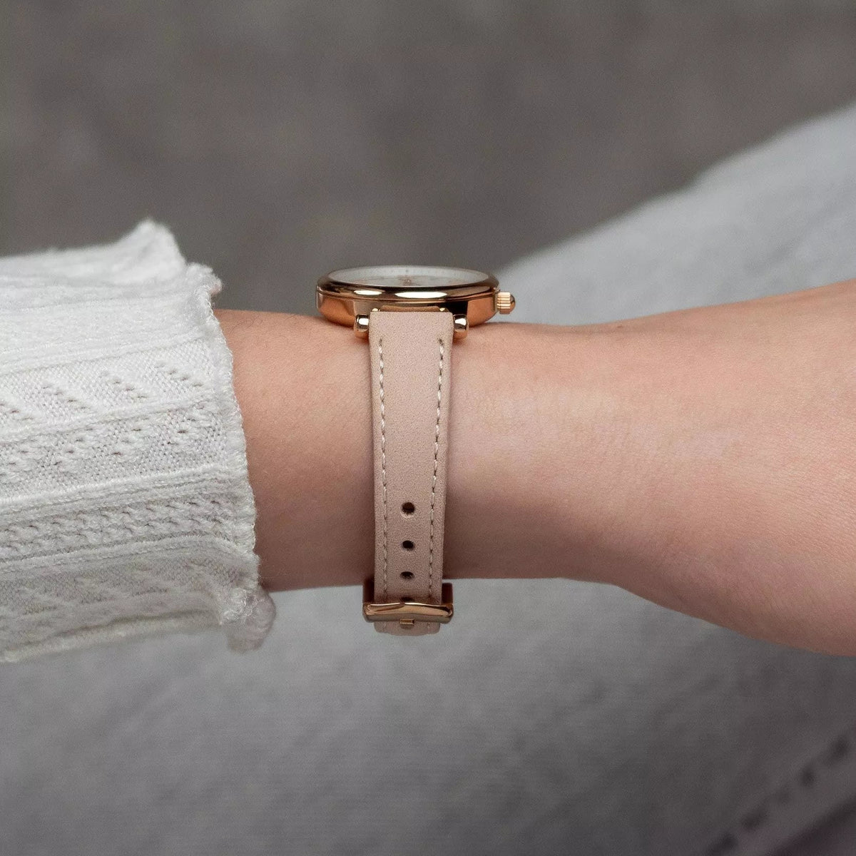 Fossil Carlie Mini White Mother-of-Pearl Dial Blush Pink Leather Women's Watch | Fossil ES4699