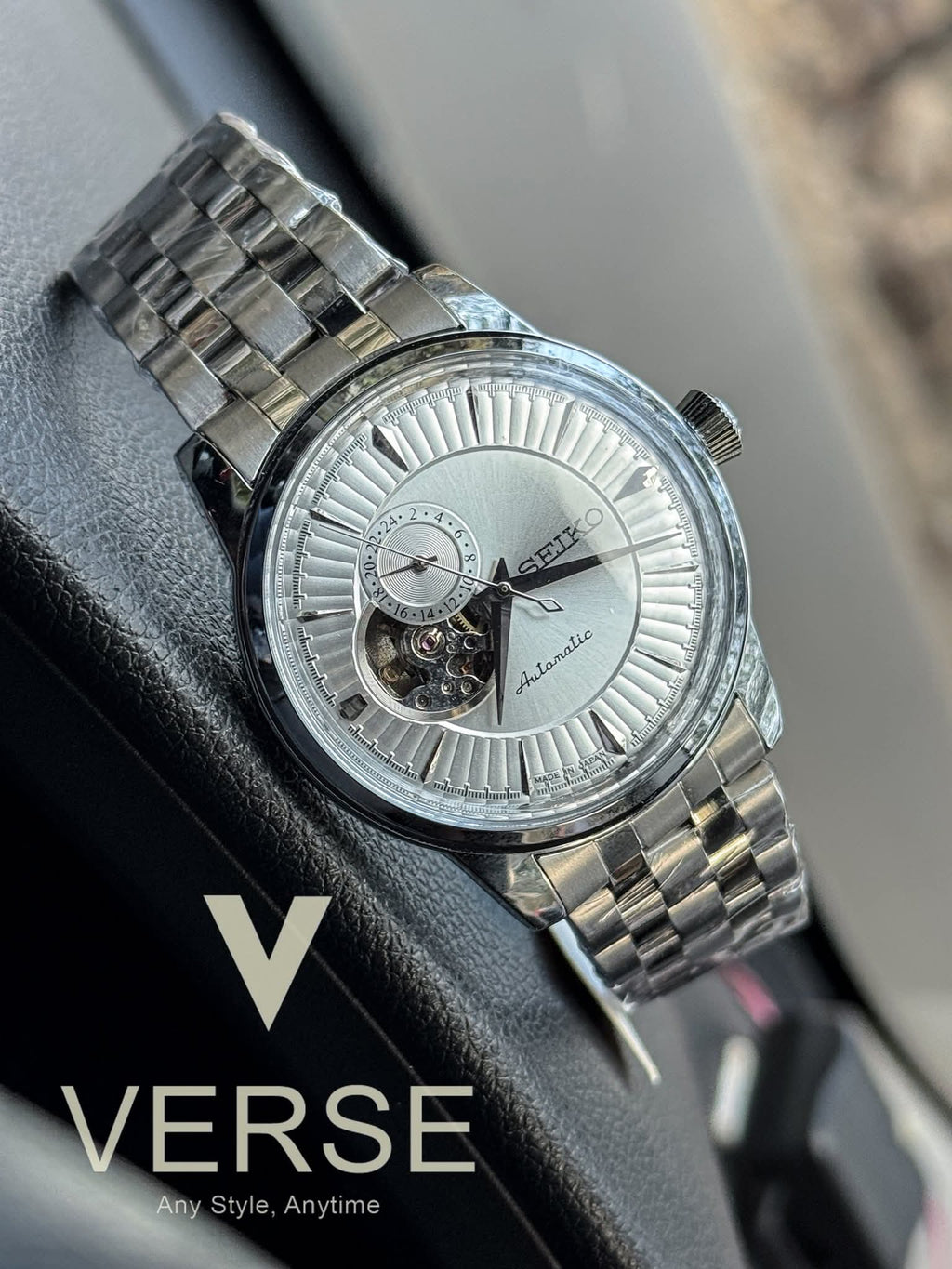 Seiko Presage Open Heart Automatic | White Dial - Semi Triple A - VERSE - 