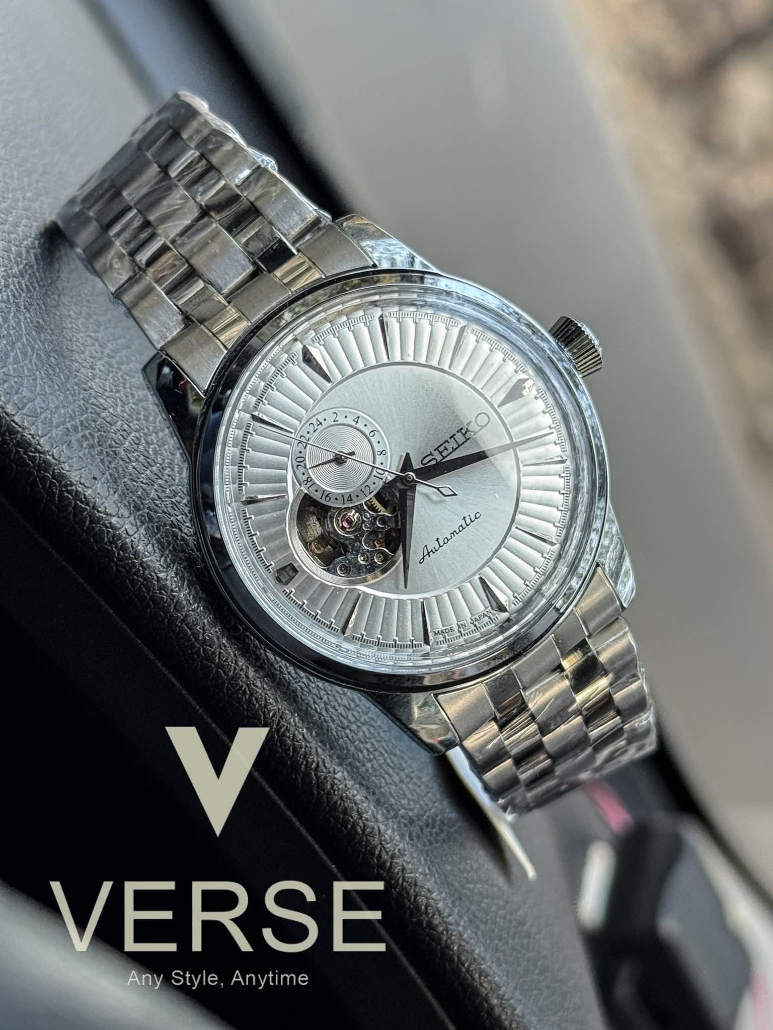 Seiko Presage Open Heart Automatic | White Dial - Semi Triple A - VERSE - 