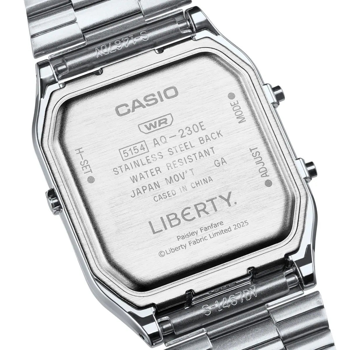 Casio Vintage AQ - 230ELT - 7A Liberty Edition Men's Stainless Steel Watch | AQ - 230ELT - 7A - VERSE - 