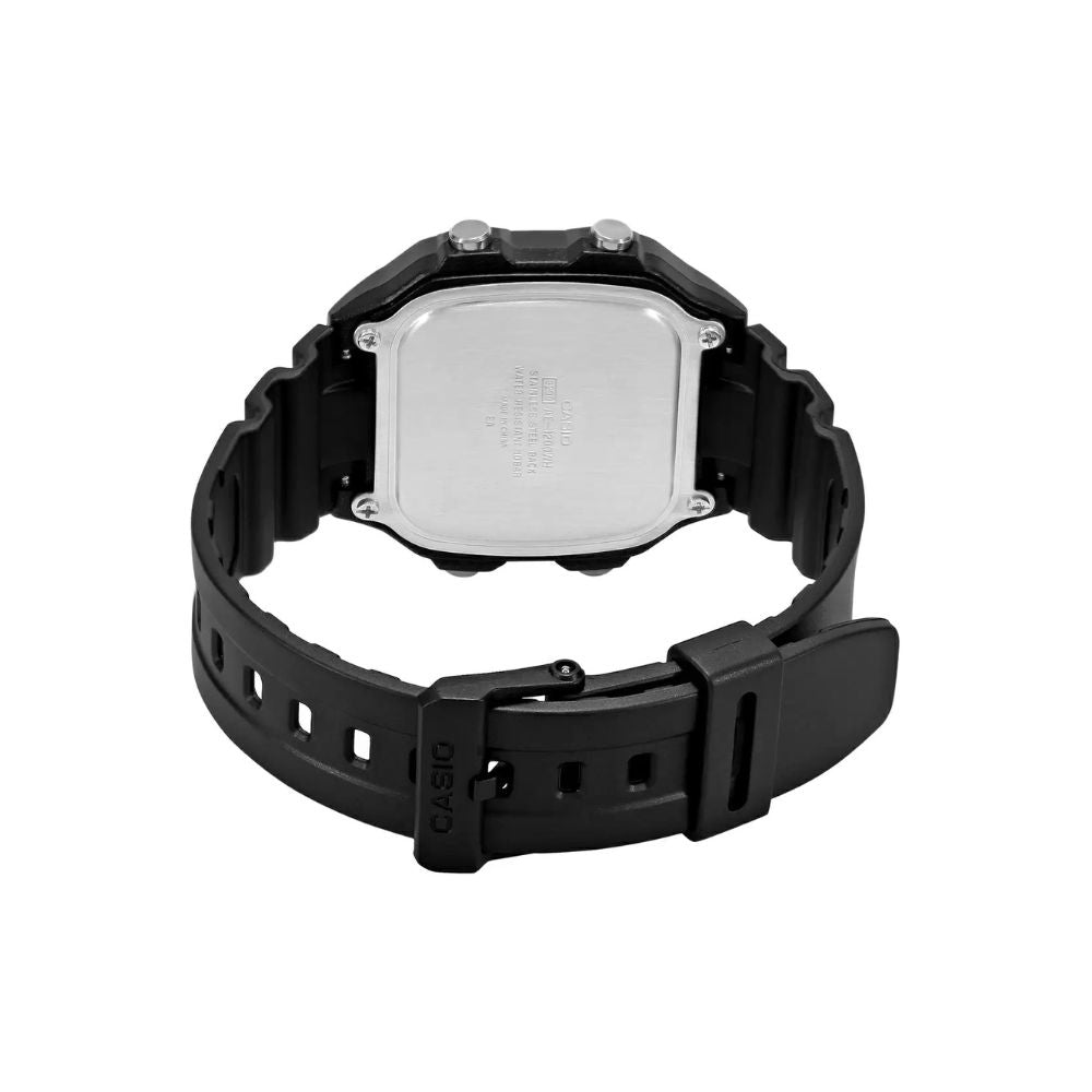 Casio AE-1200WH-1BVDF “Casio Royale” Men’s World Time Digital Watch with Black Resin Band | Casio AE-1200WH-1BVDF