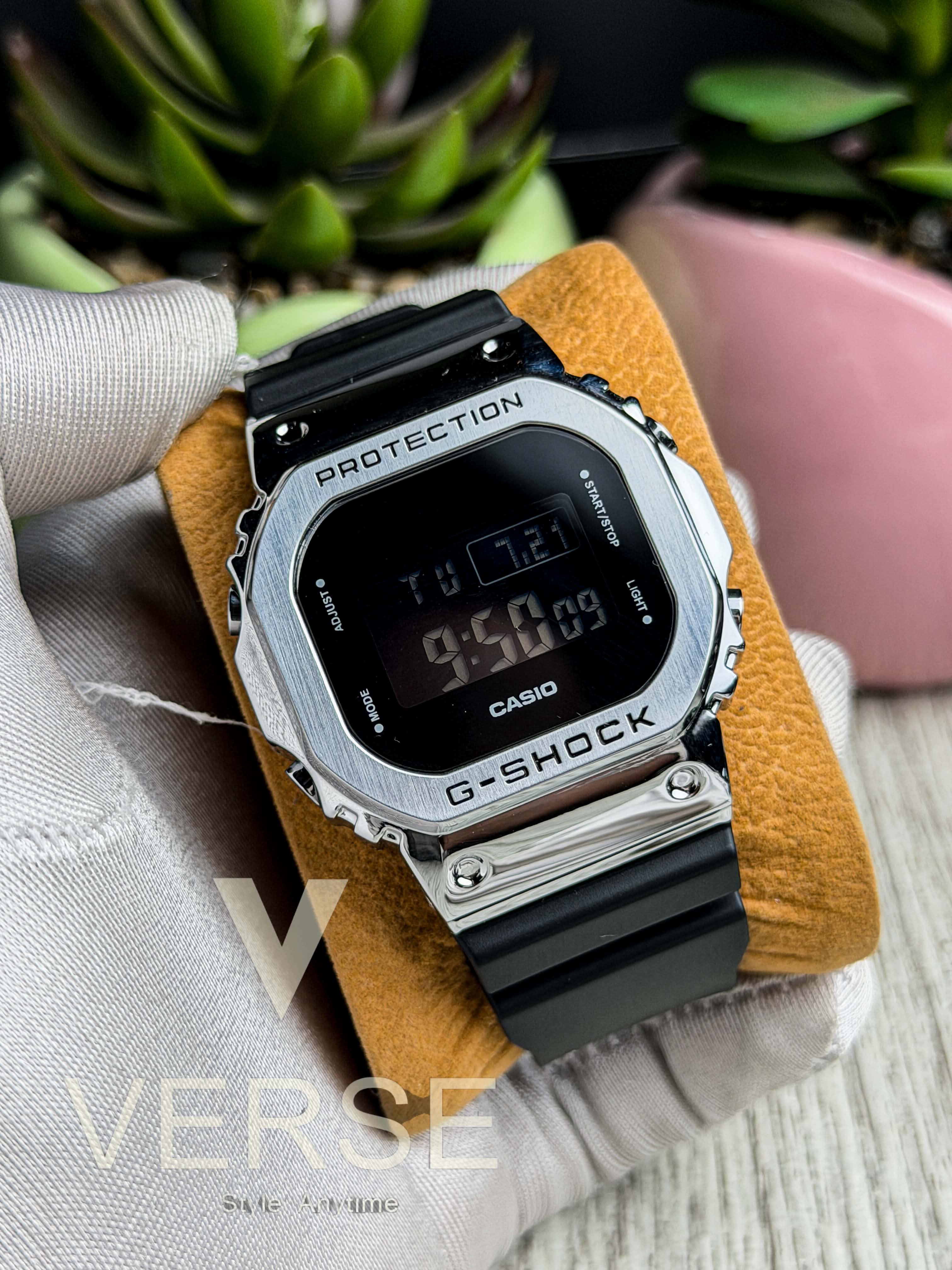 Casio G-Shock GM-5600U-1 | Silver Shadow Edition - ( Triple A )
