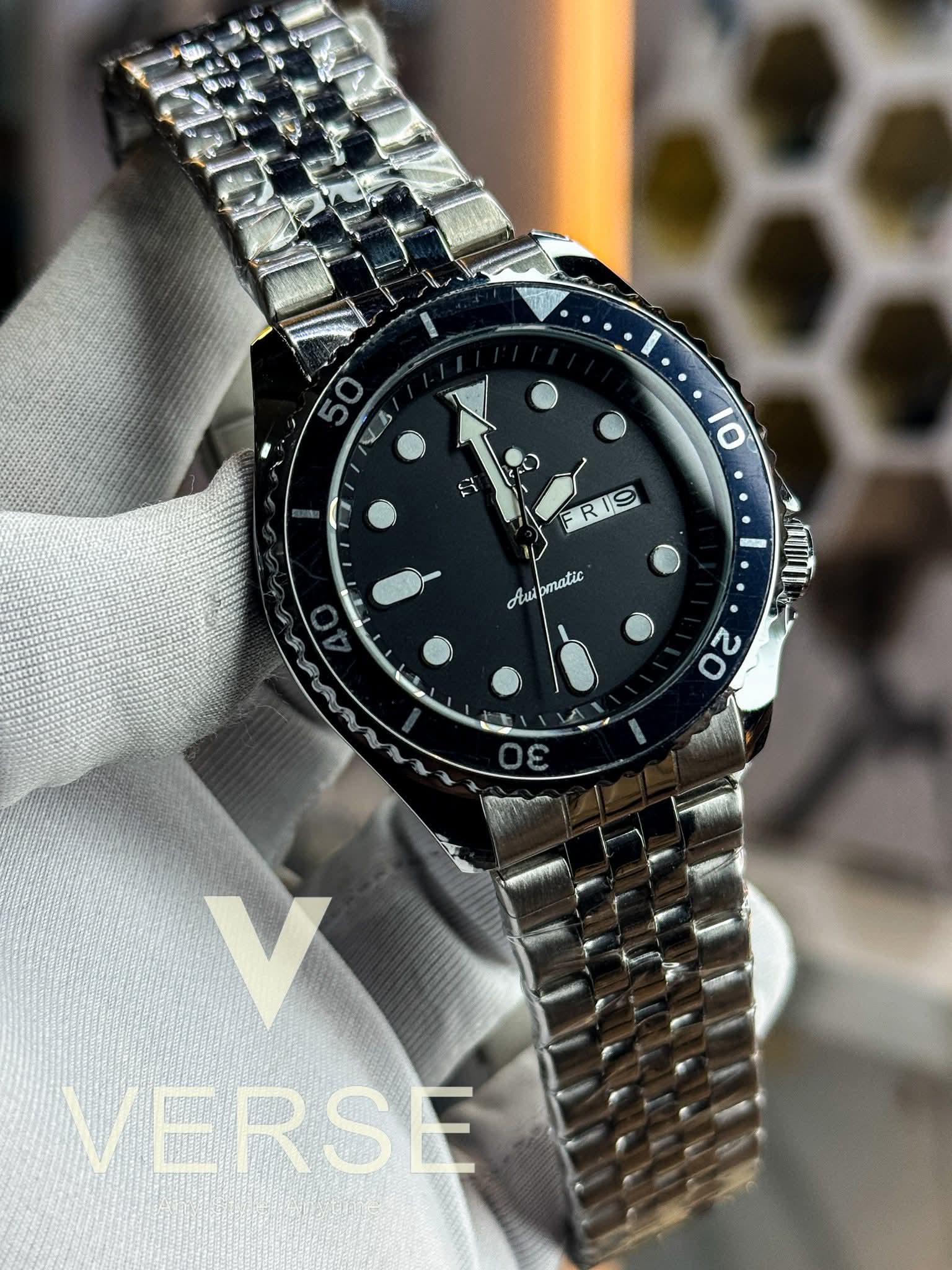 Seiko 5 Sports SKX SRPD55K1 | Black Dial Sweep AA - VERSE - 