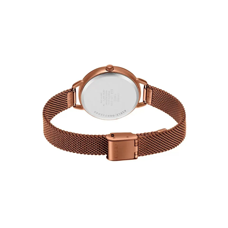Casio LTP-E413MR-9ADF Rose Gold Dial Rose Gold Stainless Steel Mesh Women's Watch | Casio LTP-E413MR-9ADF