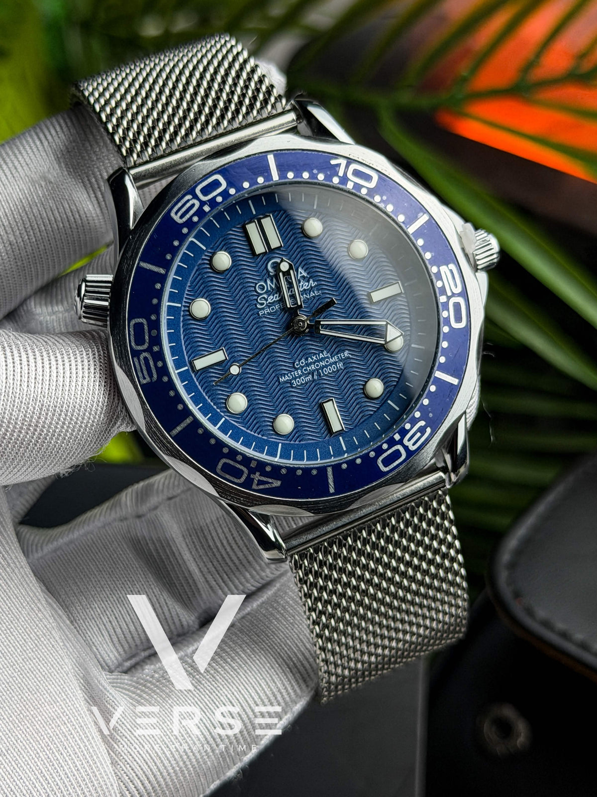 Omega Seamaster Diver 300M 007 Edition | “60TH' Ocean Blue” - ( Double A )