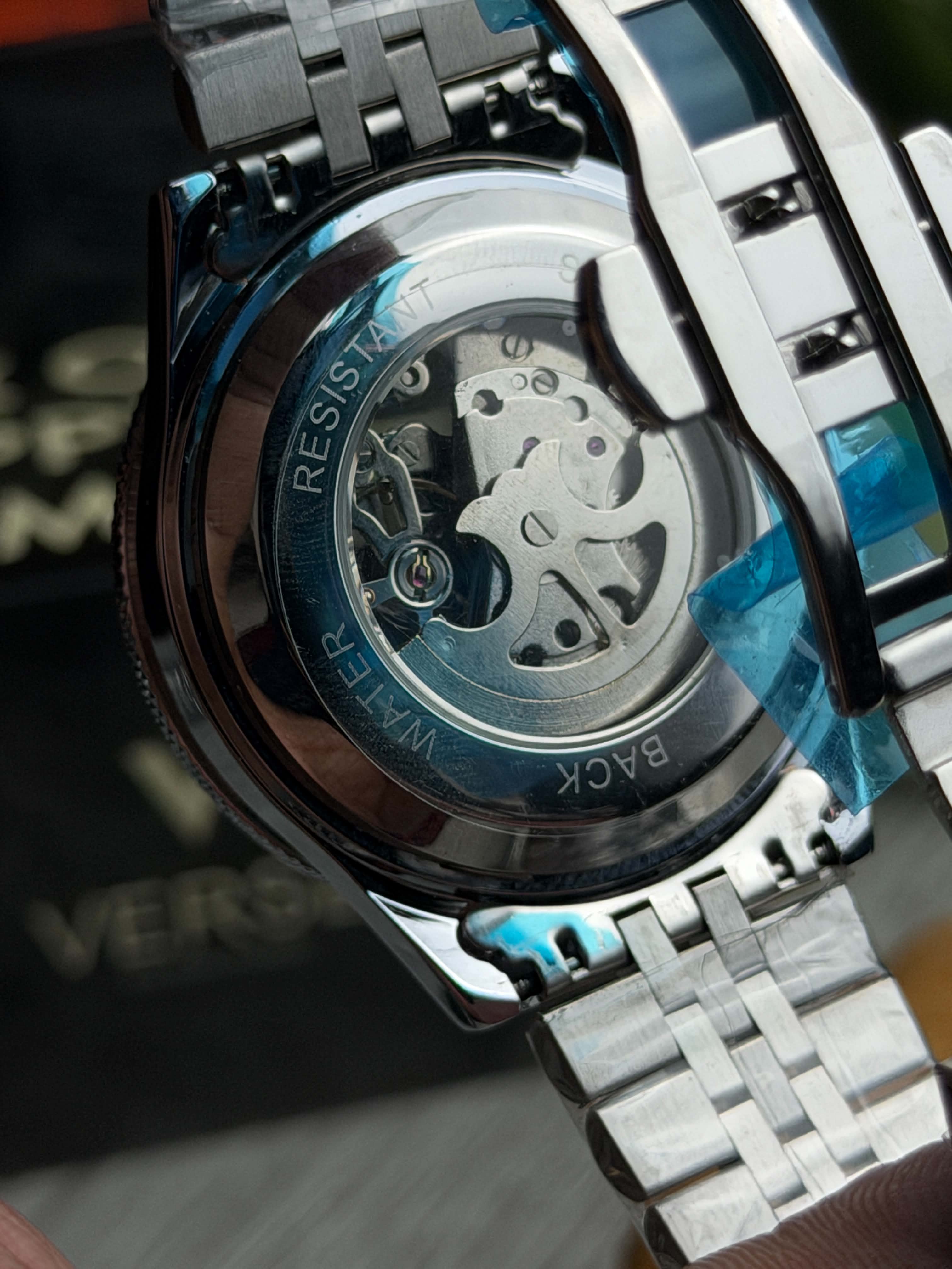 Maserati Sfida Skeleton Automatic | Royal Navy Blue Dial (Two-Tone) - ( Semi Triple A )