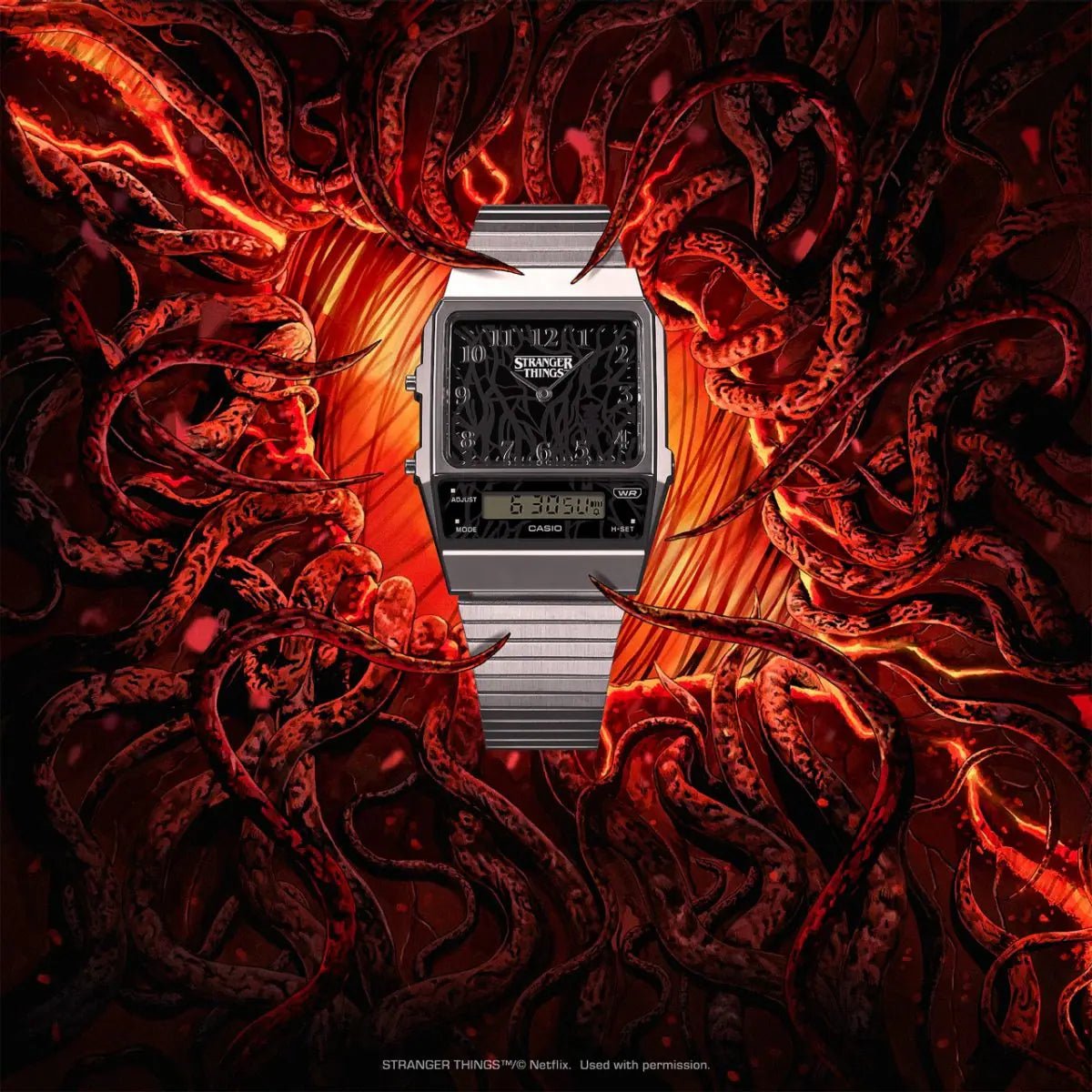 CASIO VINTAGE AQ - 800EST - 1A Casio x Stranger Things Watch | CASIO VINTAGE AQ - 800EST - 1A - VERSE - 