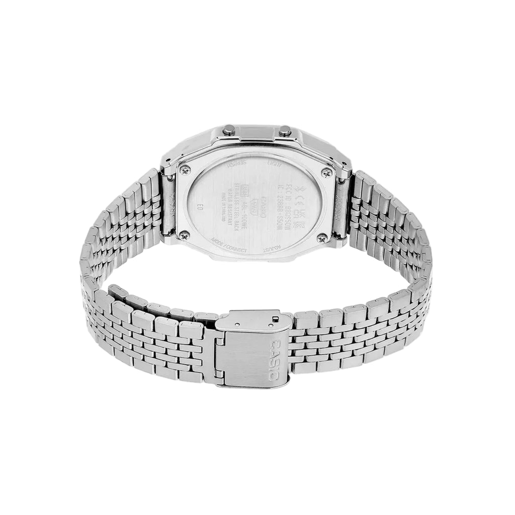 Casio Vintage ABL-100WE-1ADF Step Tracker Bluetooth Black Digital Dial Stainless Steel Unisex Watch | Casio ABL-100WE-1ADF