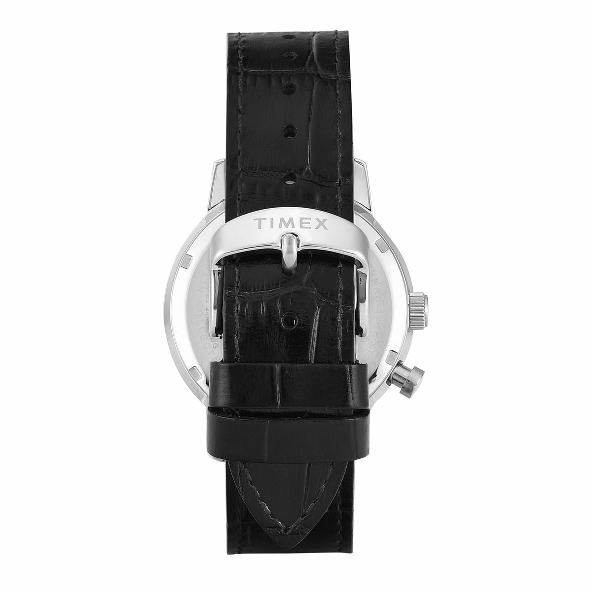 Timex Marlin Moon Phase Multifunction 40mm Navy Blue Dial Black Leather Men's Watch | Timex TWEG26803